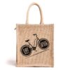 Jute Tote bag print