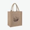 Jute Tote bag print